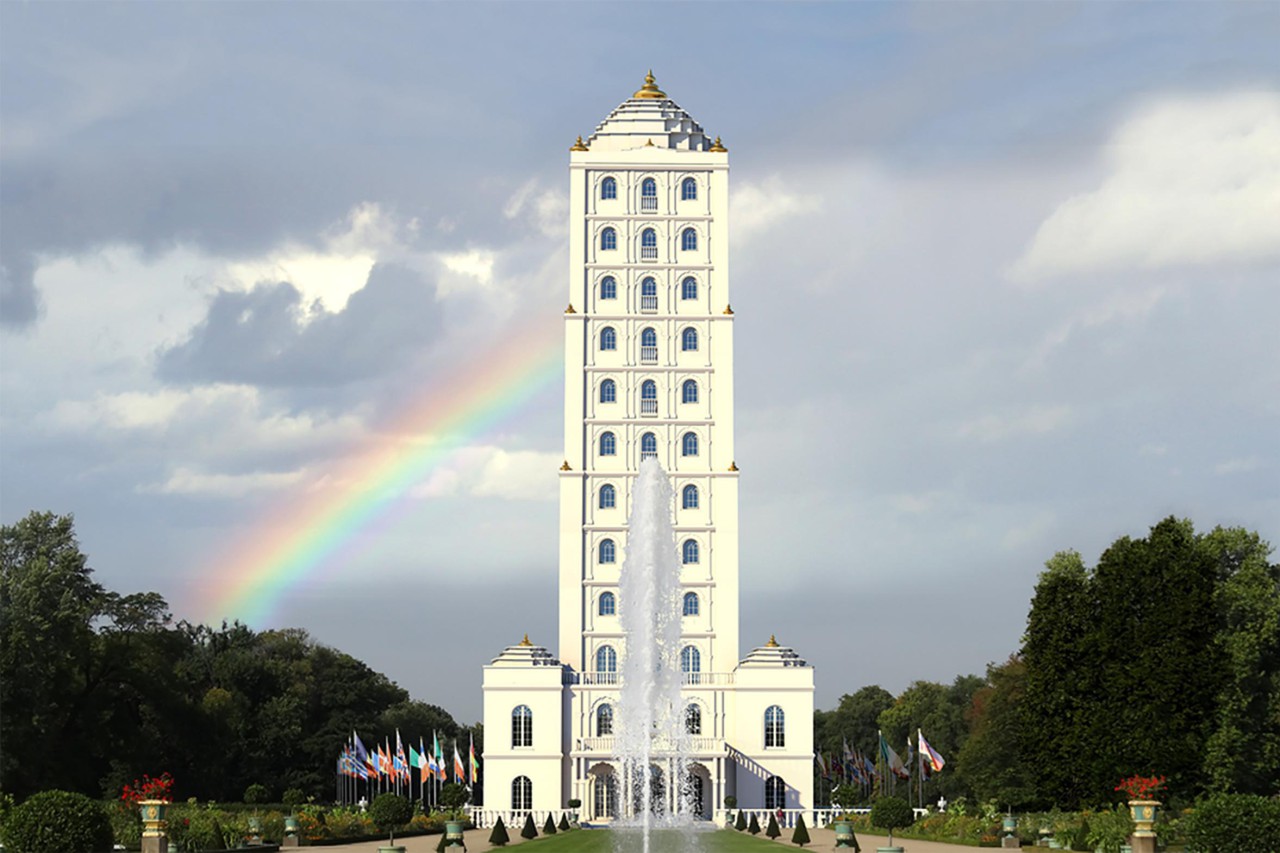 Maharishi-organisatie mag toren van 57 meter bouwen in Meinweggebied, politiek Roerdalen is akkoord