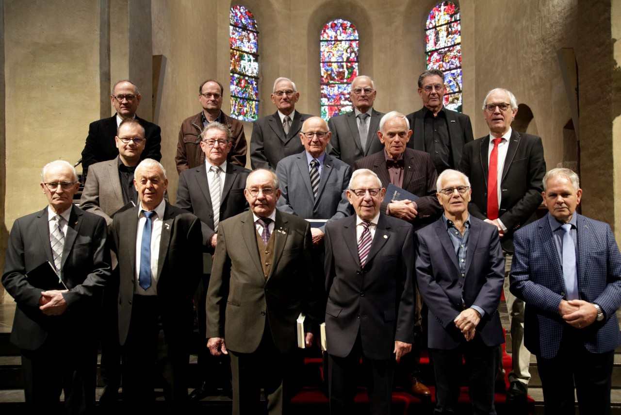 Gregoriaanse gezangen in de St. Matthiaskerk in Posterholt