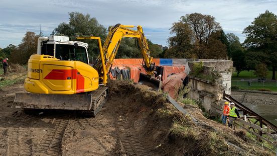 Zichtbare werkzaamheden stadsmuur Maastricht gestart