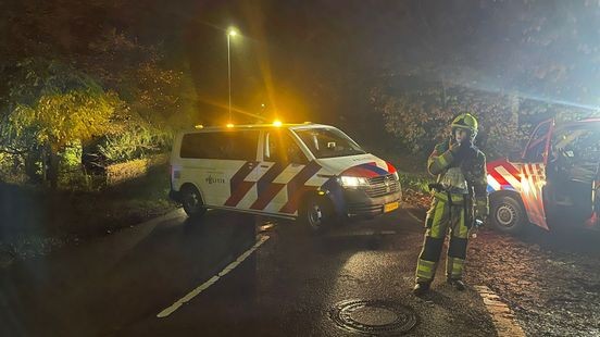 Achtervolging bij Schinveld, mogelijk bijtende stof uit auto gegooid