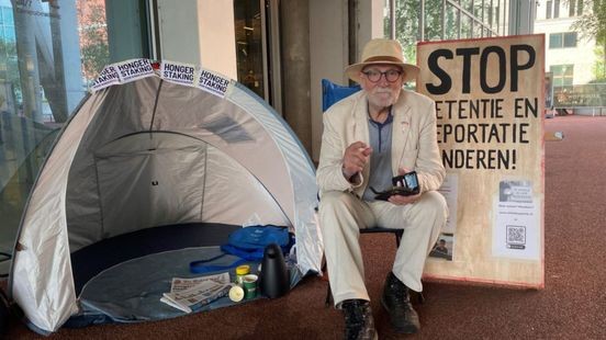 Eduard Disch (79) moet na 30 dagen stoppen met hongerstaking vanwege gezondheid