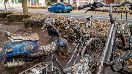 In de shit: klonters vogelpoep op auto's en fietsen