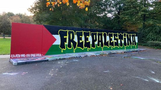 Venlo schildert Palestina-graffiti ‘per ongeluk’ over