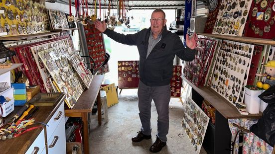 Roel heeft ruim 5000 vastelaovesmedailles in zijn garage