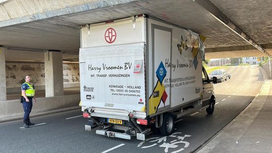 Truck te hoog voor tunnel: derde incident in korte tijd