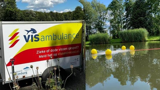 Zuurstoftekort in vijver: visambulance komt in actie