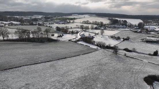 Sneeuw in beeld: wit Limburg vanuit de lucht