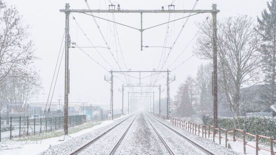 Minder treinen vanwege verwachte sneeuw