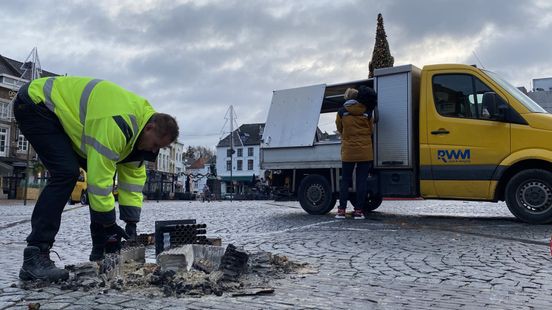 Oekraïense handjes en RWM vegen Markt Sittard schoon