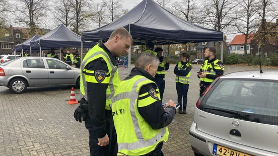 Grote politieactie: voertuigcontroles, maar ook spelletjes