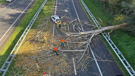 Meer dan 120 meldingen door storm: twee ernstige ongevallen