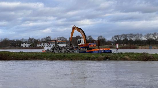 Stenen zijn geleverd: reparatie dam kan beginnen