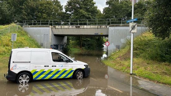 Hevige regenval veroorzaakt wateroverlast op meerdere plekken