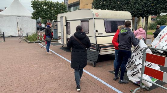 Woonwagenbewoners voeren zes maanden actie voor gemeentehuis