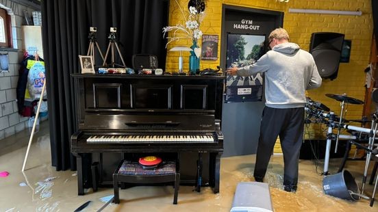 Muziekstudio in Geulle hard getroffen door flinke regenval: 'De schade is groot'