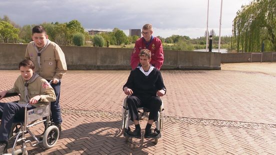 Limburgs scouts oefenen voor Dodenherdenking op Dam