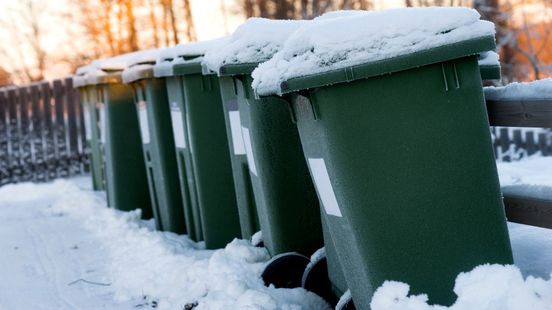 RD4 haalt geen GFT en papier op vanwege verwachte sneeuw