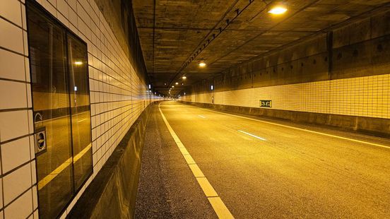 Tunnels A73 eerst open en daarna weer dicht