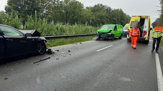 Meerdere gewonden bij frontale botsing in Meijel