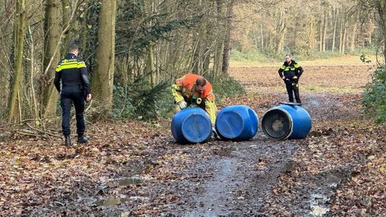 Vaten met drugsafval gevonden in Montfort