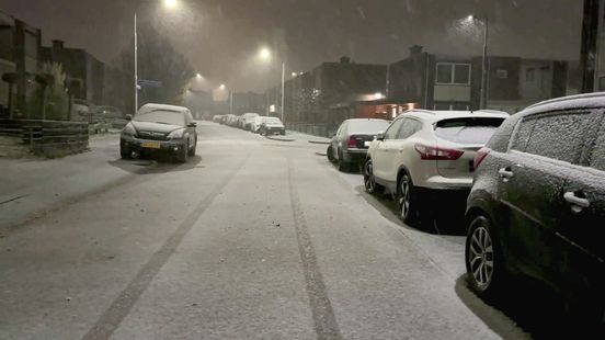 Kerkrade en Landgraaf even wit door eerste sneeuw