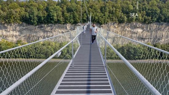 Unieke wandelbrug België: Er is geen vergelijkbare brug in een straal van 200 km