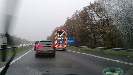 Snelweg A73 weer vrij na ongeval met twee auto's