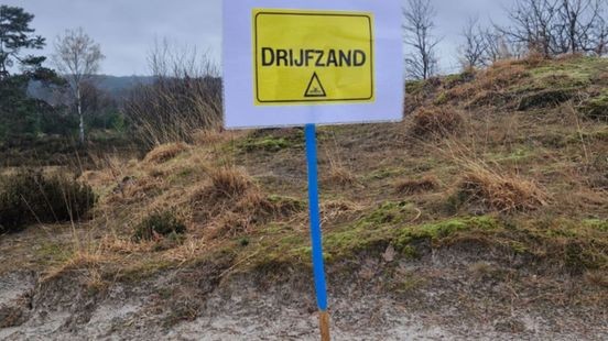 Wandeldrukte Brunssummerheide: drijfzandgebied blijft dicht