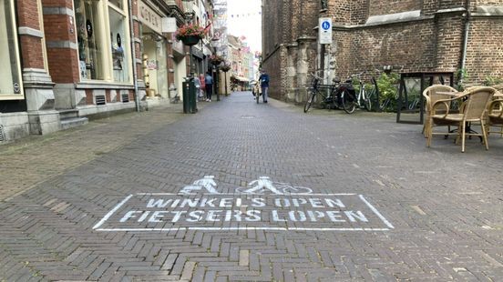 Venlo is fietsers in winkelstraten beu