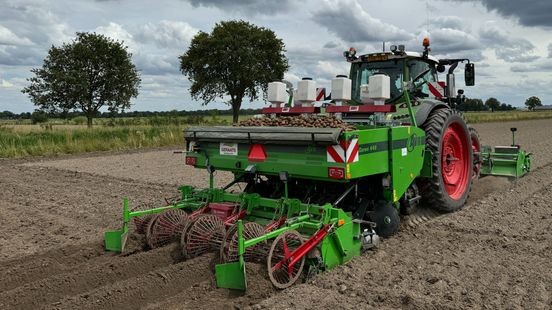 Aardappels nu pas de grond in: 'Nog nooit meegemaakt'