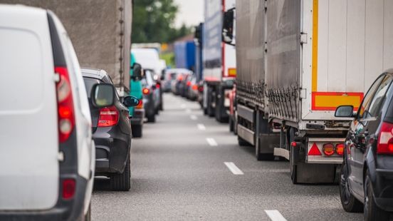 Autobrand op A2 bij Echt zorgde voor file