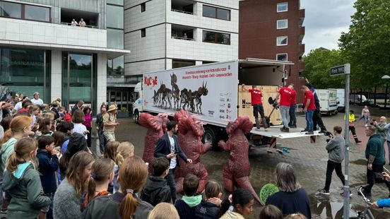 Triceratops vindt tijdelijk onderkomen bij Centre Céramique