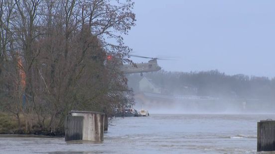 Rijkswaterstaat: 'bouw nooddam Maas einde van dag klaar'