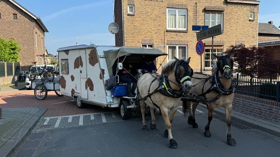 Met paarden en caravan 2000 kilometer door Nederland