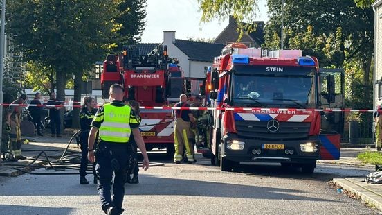 Vrouw zwaargewond bij woningbrand in Stein, slachtoffer met helikopter naar ziekenhuis