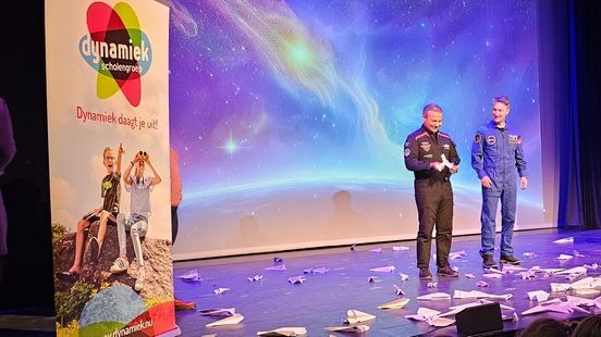 Astronauten landen in Horst: kinderen in hogere sferen