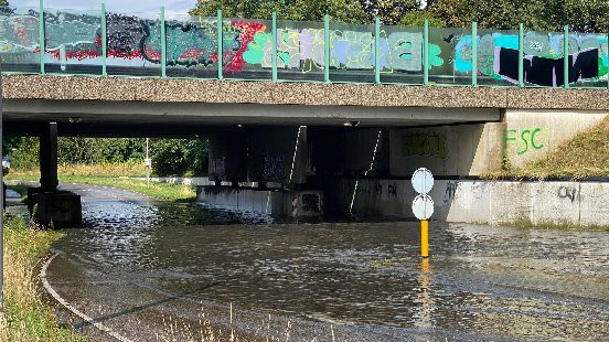 Schade en overlast door hoosbuien en onweer