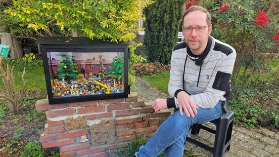 Lego-vitrine in Venloop-thema trekt veel bekijks