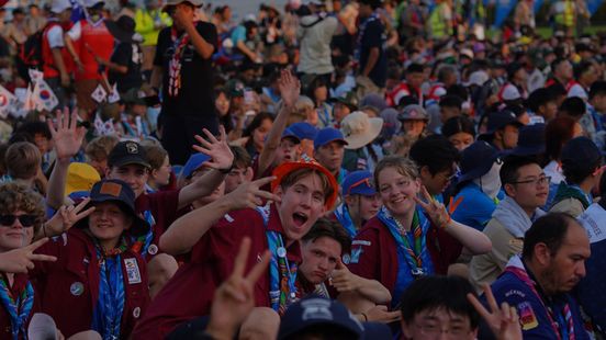 Hitte op Wereldjamboree: 'Ik drink acht liter water per dag'