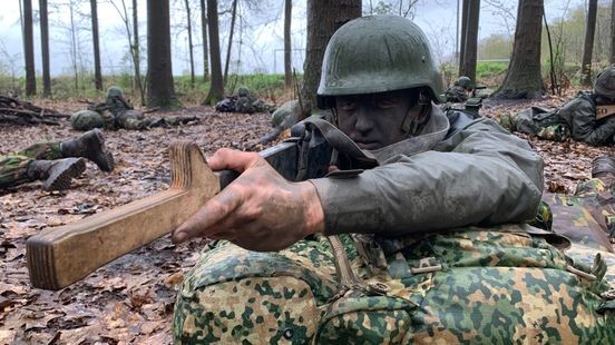 NAVO 75 jaar: aspirant-militairen oefenen in Brunssum