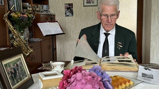 Al 75 jaar lang bij de fanfare: 'Het wordt wel wat zwaarder nu'