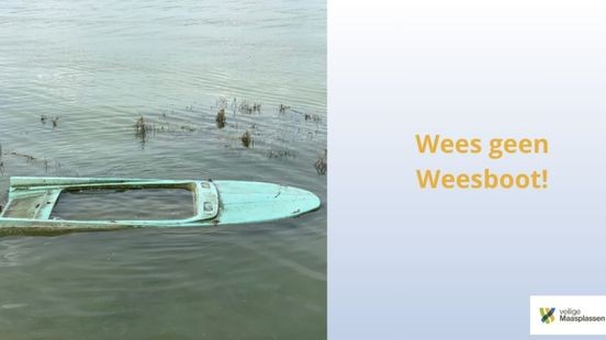 Campagne tegen afgedankte boten in Maasplassen