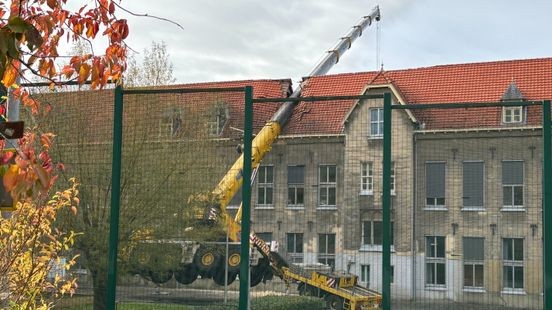 Meerdere hijskranen moeten monumentaal Sint Joseph behoeden voor meer schade