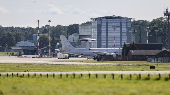 Alarm op AWACS-basis na drone-melding