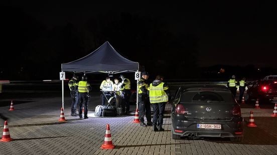 Drie aanhoudingen en minstens 60 bekeuringen bij grenscontrole op A2