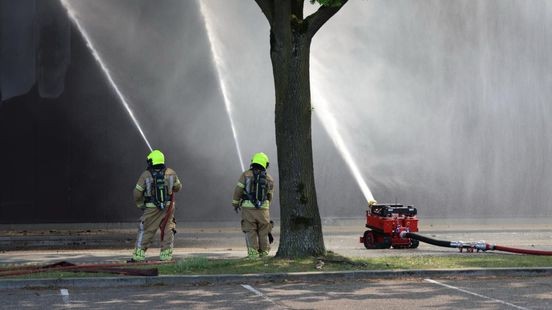 Blusrobot krijgt vuurdoop bij grote brand Horst