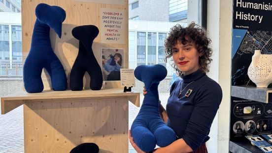 Denise Huigen uit Neer ontwierp een knuffel voor volwassenen