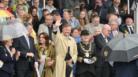 OLS gestart met de koning, regen en vooral heel veel afgeschoten bölkes