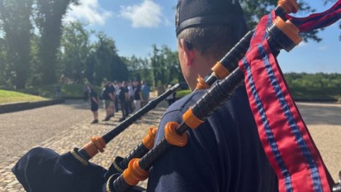 Eerbetoon aan Schotse bevrijders Afferden: 'They fought, bled and died here'